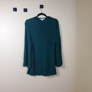 Paper Crown Green Knitted Tunic Sweater Size S